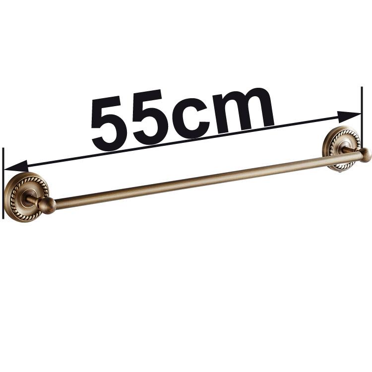 

Чорна латунь Настінний тримач для рушників Одинарна полиця Стійка Тримач Вішалка для банних рушників Штанга Поручень для рушників Аксесуари для ванної кімнати