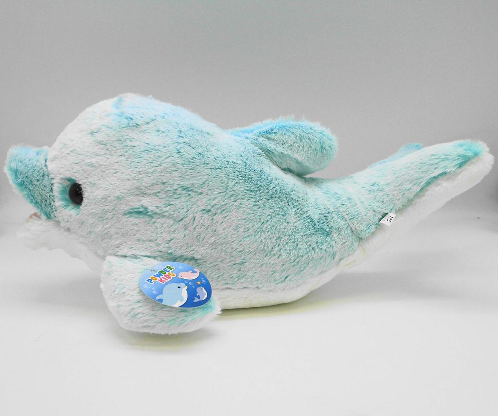 Aurora World Powder Kids Dolphin Plush Toy, Light Blue