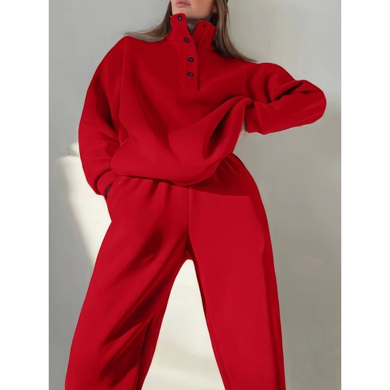 European and American Fashion Hoodie Sets - Autumn and Winter Women's Clothing
