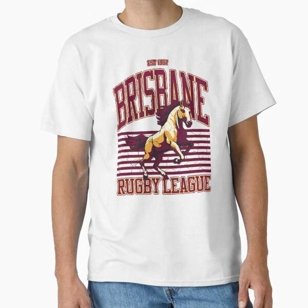 Brisbane Rugby League League Heritage Classic Made In Usaaus Tshirt S2xl S