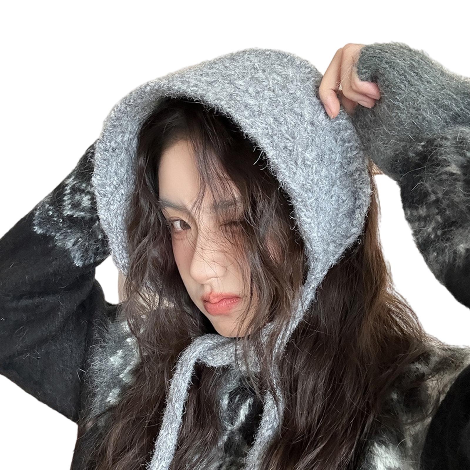 

Мягкие и теплые вязаные уши для зимнего отдыха на свежем воздухе согреют вас в холодную погоду на Хэллоуин 4