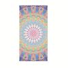 Quick-Dry Tropical Mandala Beach Towel | Soft, Absorbent & Lightweight | Fantasy Woven Towel for Travel & Poolside