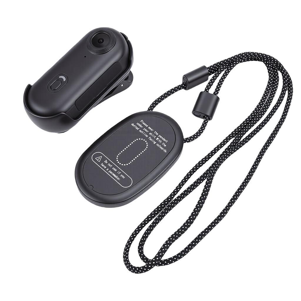 Wearable Action Camera 1080P 2MP WiFi Body Worn Sports Camera Portable Camcorder for Security Guard Work Travel Black