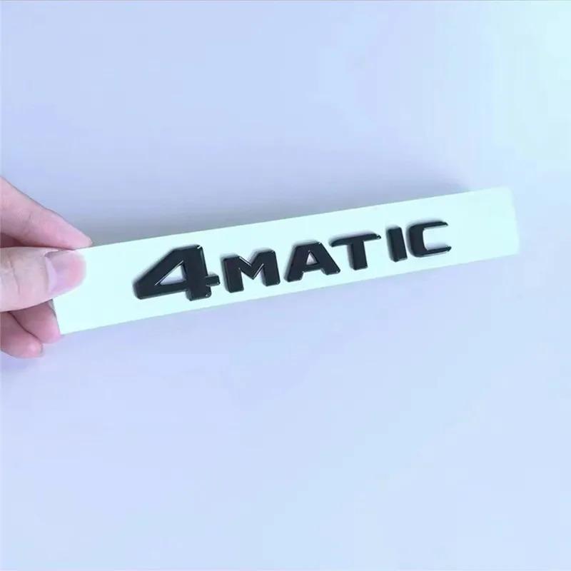 For Mercedes Benz A B C E G S ML SL CL GLA CLA Class 4MATIC 4 MATIC Trunk Chrome Matte Black Letters Emblem Badge Sticker AV1