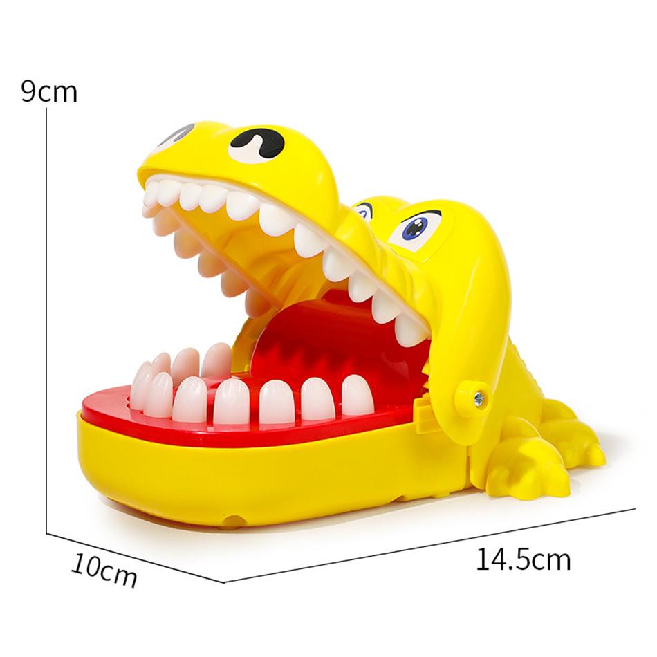 Krokodillentanden Speelgoed Alligator Bijt Vinger Tandarts Klassiek Familie Spelletjes Feest Grappen Geluksspel Ontspannend Speelgoed OneSize