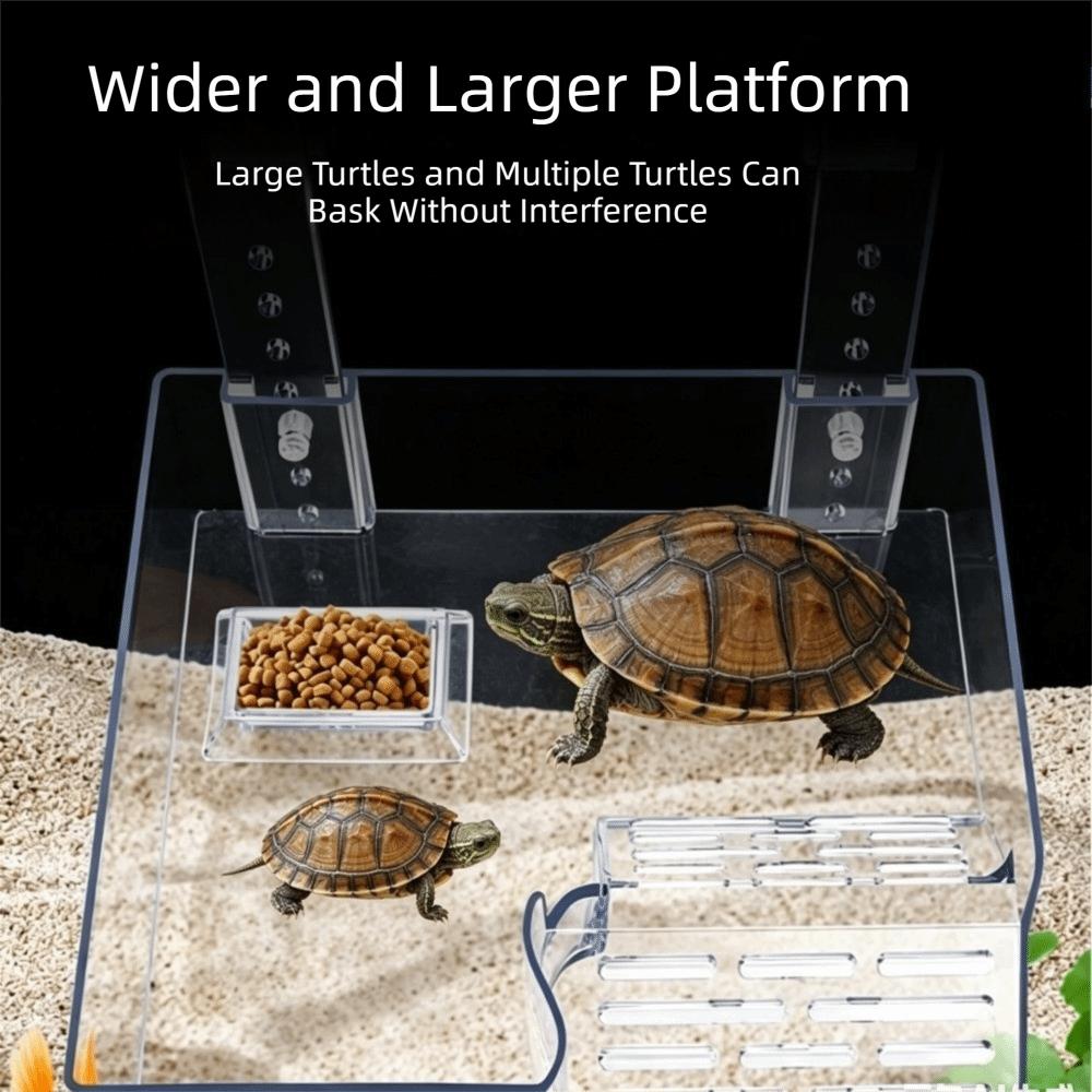 Plastik Schildkröten Sonnenplattform Höhe Verstellbar Schildkröten Kletterhang Reptilien Rampe Schildkröten Becken