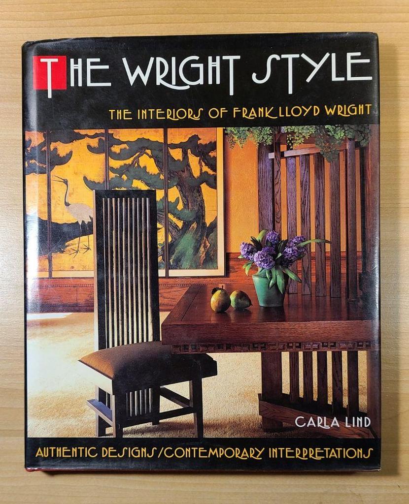 [USED] Foreign book "THE WRIGHT STYLE" Frank Lloyd Wright's interior