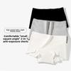 Female Spring and Autumn Pure Cotton 10A Anti Bacterial Skin Breathable High Waist Stretch Wrap Hip Flat Angle Briefs
