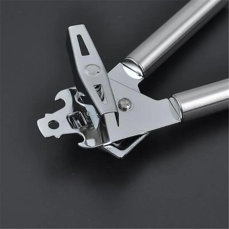 Stainless Steel Professional Tin Manual Can Opener Craft Beer Grip Opener Cans Bottle Opener Kitchen Gadgets Multifunctional