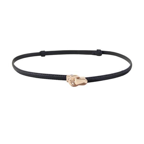 Women Dress Belt Imitation Leather Versatile Solid Color Design Waistband Dresses Shirts Tops Waist Belt Clothing Accessory