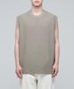 Musinsa Standard Textured Crew Neck Knit Vest [Beige]