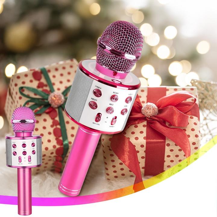 Mikrofon Bezprzewodowy Karaoke Głośnik Bluetooth Prezent Dla Dzieci