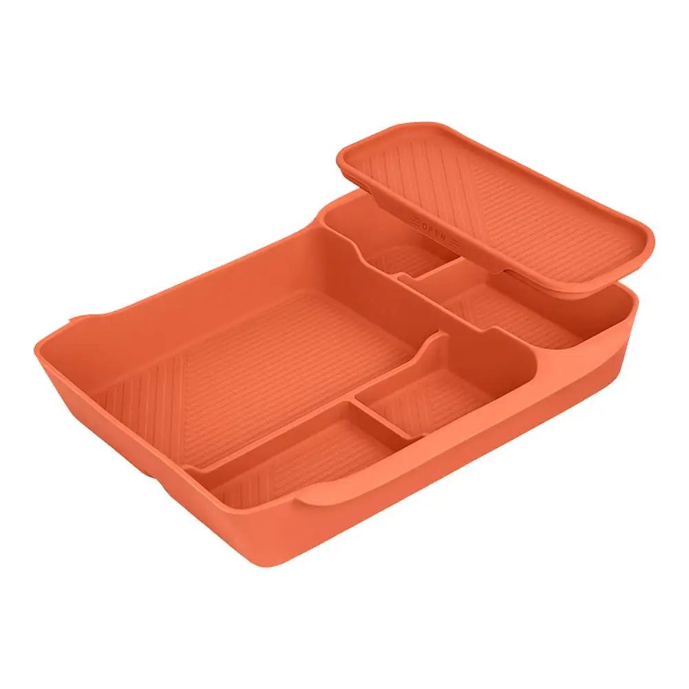

Double Layer Storage Box Under Center Console High Quality Silicone Car Interior Decoration Mordern Modification For LIxian K1C2