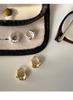 Irregular Niche Design 925 Silver Ear Hoops - Trendy Earrings for a Chic, Fashionable Look