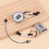 Round/Square Temperature Digital Display Meter Household Natural Gas Water Heater Liquefied Replacement Accessories