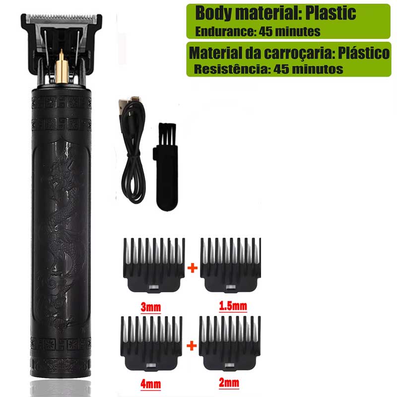 T9 Hair Clippers For Men Vintage Hair Cutting Machine Beard Trimmer Kits Body Hair Shaving Barber Beard Trimmer Electric Shaver