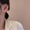Fashion Personality Sparkling Rhinestone No Ear Piercings Clip Earrings for Women Luxury Simple Fake Piercing Ear Cuff Jewelry