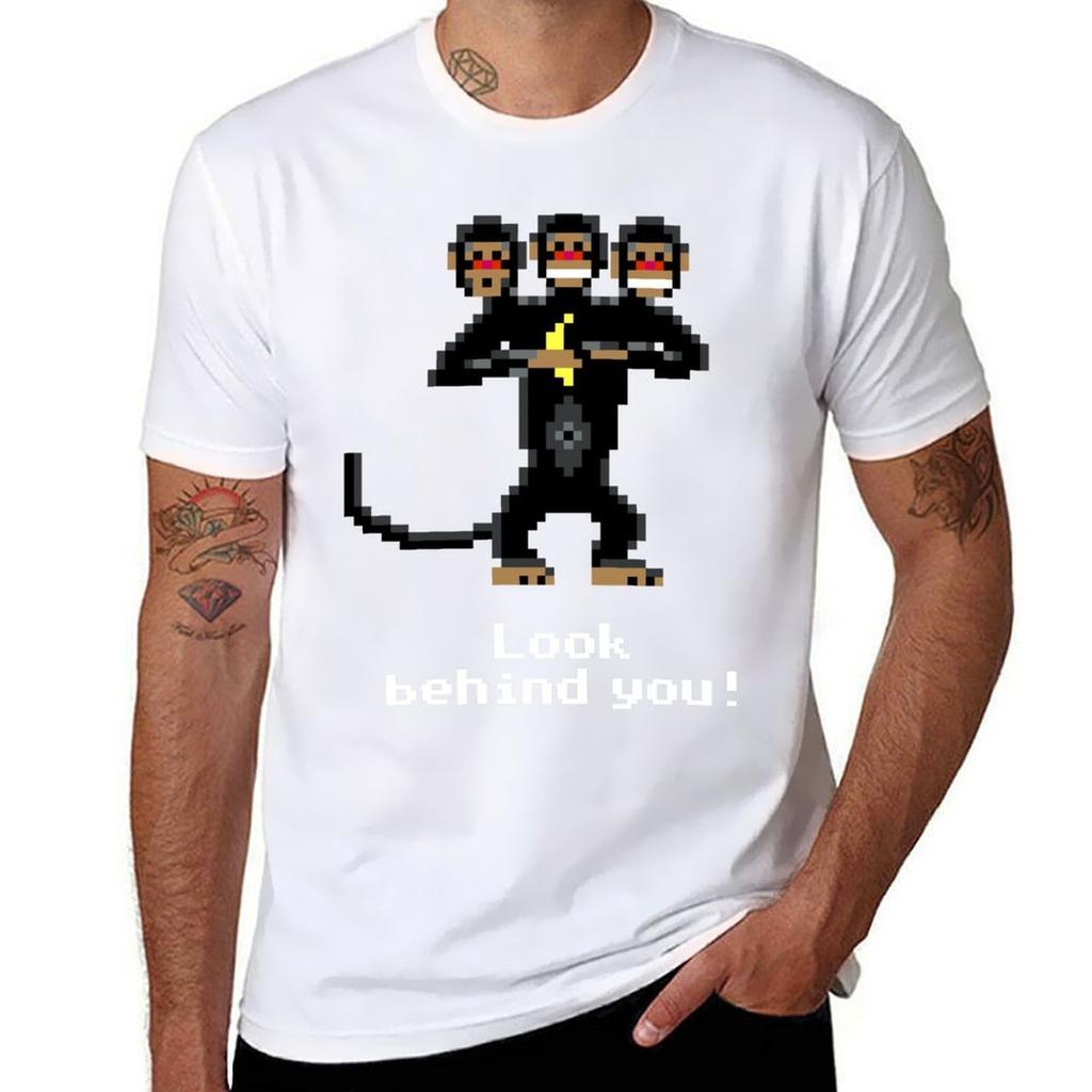 Three-Headed Monkey V2 T-Shirt man t shirts for men casual cotton t shirt man T-Shirt