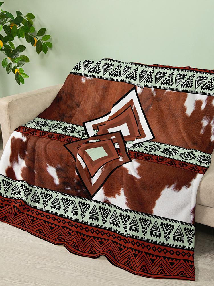 Flannel Blanket Animal Fur Bohemian Blanket Crystal Fleece Blanket Spring And Autumn