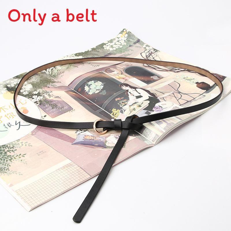 Leather Belt For Women With Adjustable Tying Design For Casual Wear