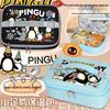 Borsa termica per il pranzo Pingu il pinguino - Universale, Ispessita, Portatile, Ideale per Studenti e Pasti di Lavoro, Ottima Opzione Regalo
