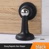 Silent Magnetic Door Stopper: Plastic Steel Hole-Free Anti-Collision Suction Cup for Bathroom Doors