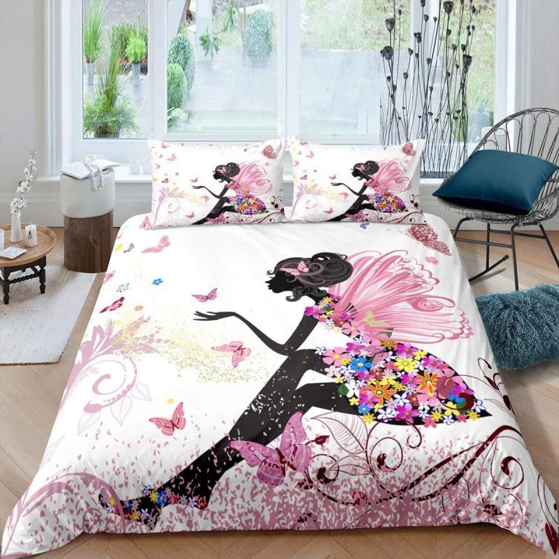 Bedding Three-Piece Digital Printing Home Textile Quilt Cover Bed Sheet
