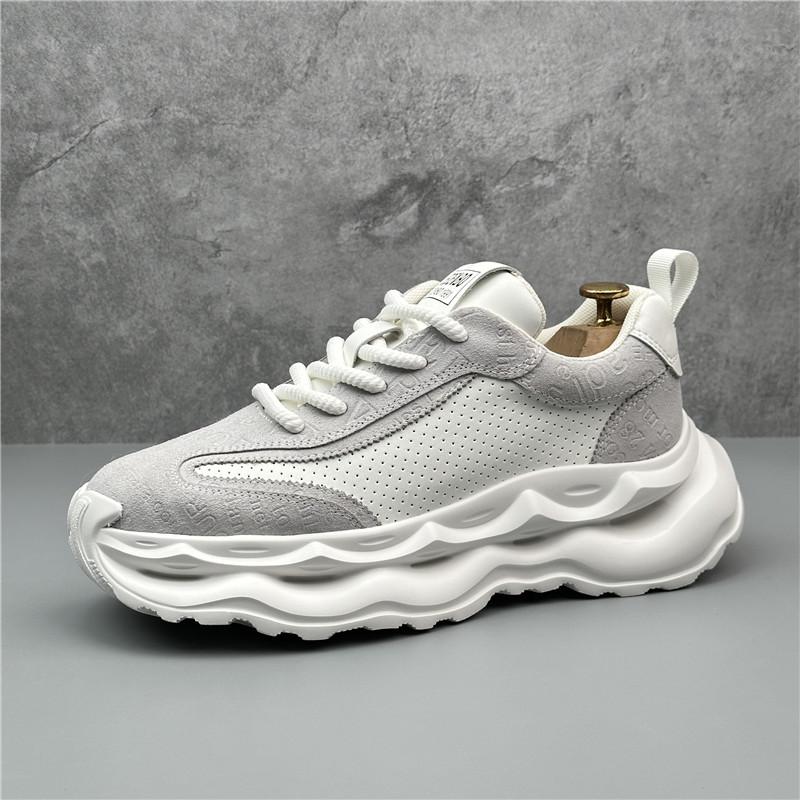 Breathable Thick Sole Mesh Casual Sports Shoes Summer Men's Outdoor Comfortable Running Shoes Fashion Versatile Students Sneake