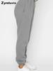 Women's Fall Winter Casual Solid Color Fleece Lined Long Sleeve Pants