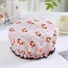 Flower Pattern Double Layer Shower Cap Waterproof Reusable Printed Bath Hair Bonnet For Women Ladies Spa Salon Home Travel Use