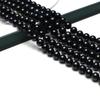 1String, Handmade Round Pearl, 9-10mm, Black Natural Freshwater Pearls Beads for Jewelry Making DIY Necklaces Bracelets Crafts Length 36cm