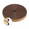 5m/10m Weather Stripping Door Seal Strip Diep Self-adhesive Draft Stopper Tape Window Insulation Noise Rubber Sealing Strip