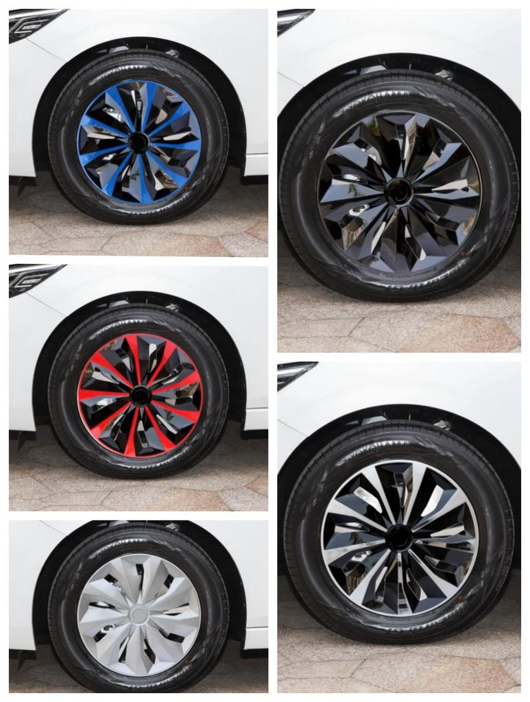 ILuvic Wheel Covers Wheel Caps for 13" 14" 15" 16" 4 Pack Easy Install