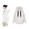 Women's Casual Loose Hooded Sweatshirt with Velvet Lining for Autumn/Winter 2024