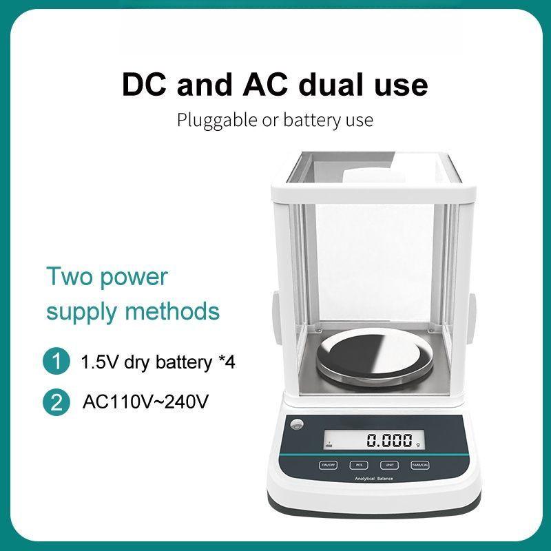 LCD Display Electronic Balance Lab Multifunctional Analytical Balance High Precision Digital Scales