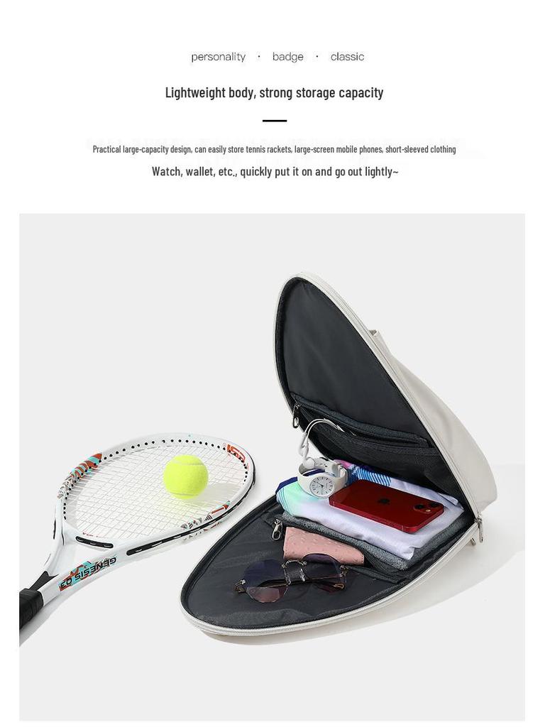 2025 Unisex Sport-Schlägertasche - Großes Fassungsvermögen, Schulter- & Umhänge-Stile für Frauen, Männer & Kinder