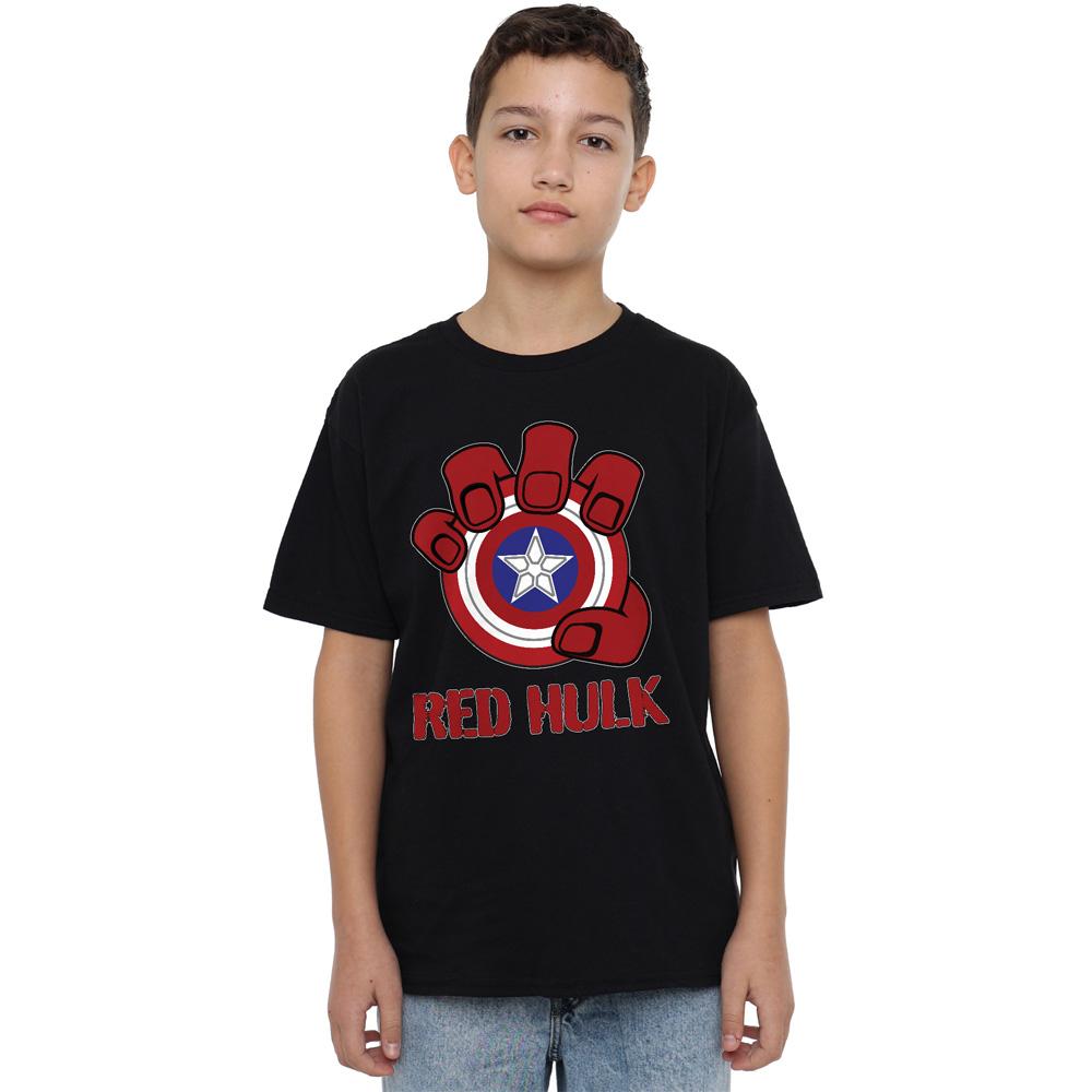 Captain America: Brave New World Childrens/Kids Red Hulk Shield T-Shirt