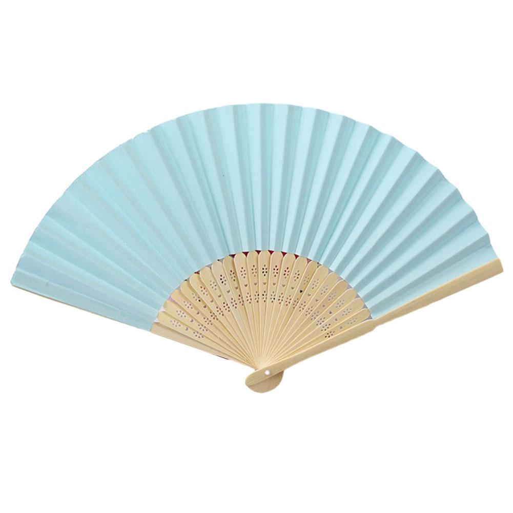 Unique 7Inch Folding Fan Handmade Chinese Style Paper Fan for Weddings Parties and Events Easy To Carry and Elegant