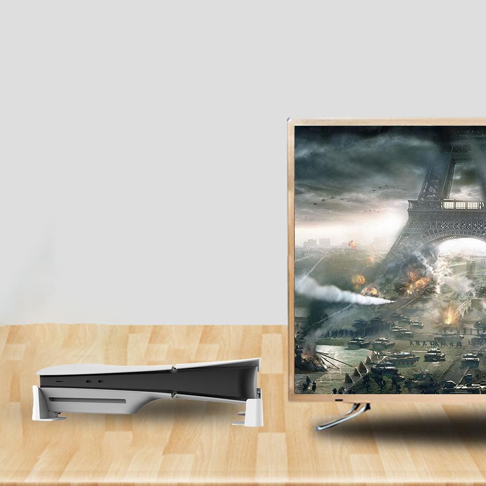For PS5 Slim Console Base Stand Accessories Side Stand Base Horizontal Holder for Playstation 5 Slim Disc & Digital Edition