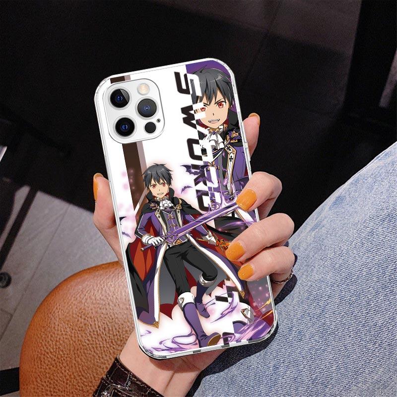 Anime Sword Art Online SAO Phone Case For iPhone 17 Air 16 Pro Max 16E 15 + 14 Plus 11 12 13 Mini 7 8 SE Gift Print Cover Fundas