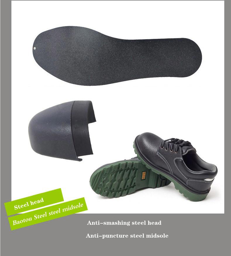 Zapatos de seguridad para hombre, botas de trabajo de cuero genuino, zapatillas de seguridad para el trabajo indestructibles y transpirables de verano para mujer