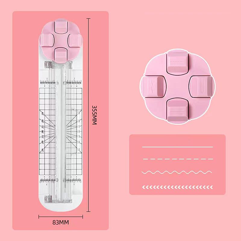 4 In1 Paper Trimmer Craft Paper Cutter Multi-Function Scrapbooking Tool For Cutting Paper Photos Scrapbook Postcard