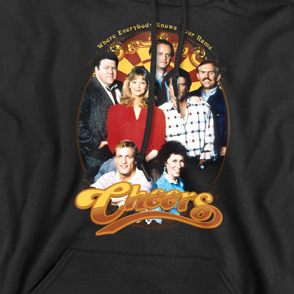 Cheers Mens Group Shot Hoodie