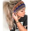 Atmungsaktives Stirnband für Damen Sport Haarband Böhmischer Stil Stirnband Weiblich Elastisches Kopfband Sportliches Kopfzubehör