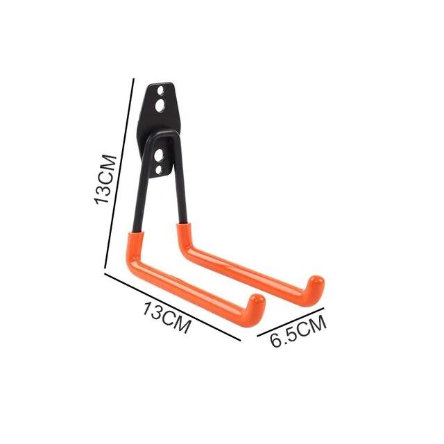 

Сверхмощный металлический крючок, стеллаж для хранения в гараже, настенное крепление, вешалка для велосипеда, крючки, настенное крепление, лестницы, садовый инструмент, противоскользящий органайзер, новый