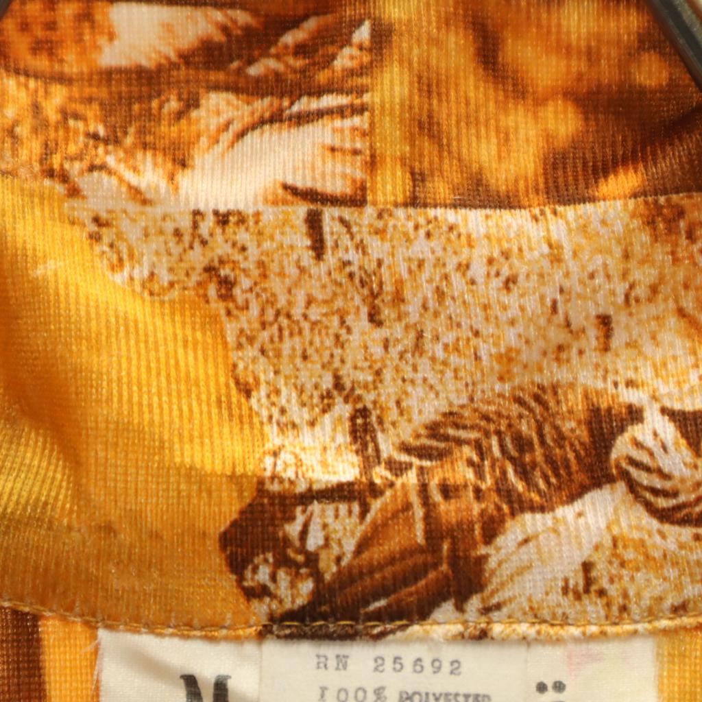 80s 90s Made in Hawaii Old Landscape All-over Pattern Short sleeve Aloha shirt Men's Used