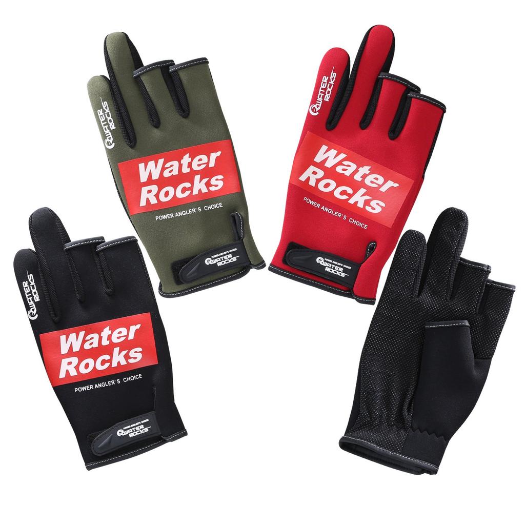 Water Rocks Neoprene Gloves 3118 3CUT Red L WRGLF3118-06