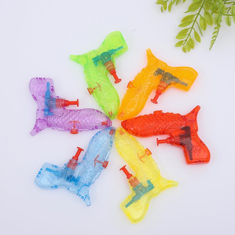 Water Gun Kids With Fish Shape And Plastic Material For Pool Water Toy Play