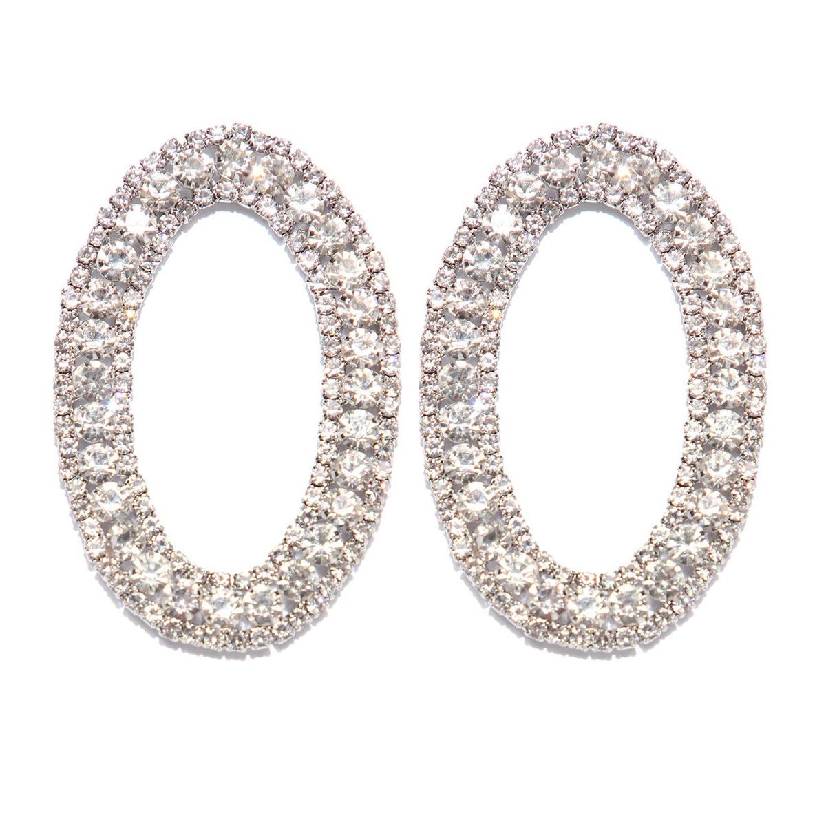 

Модные легкие роскошные симметричные серьги с бриллиантами женские серьги серебряный