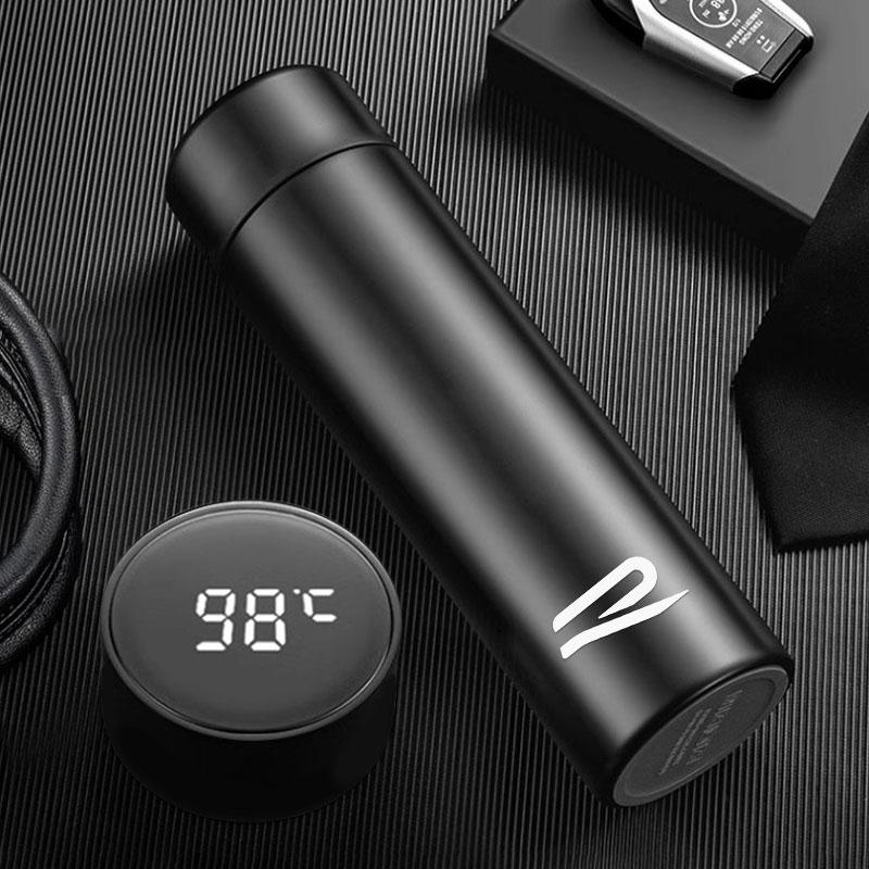 VW Car Vacuum Cup 304 Stainless Steel 500ML Thermos Mug For Volkswagen GTI Polo Golf Arteon Tiguan Touareg CC Amarok ID.3 ID.4